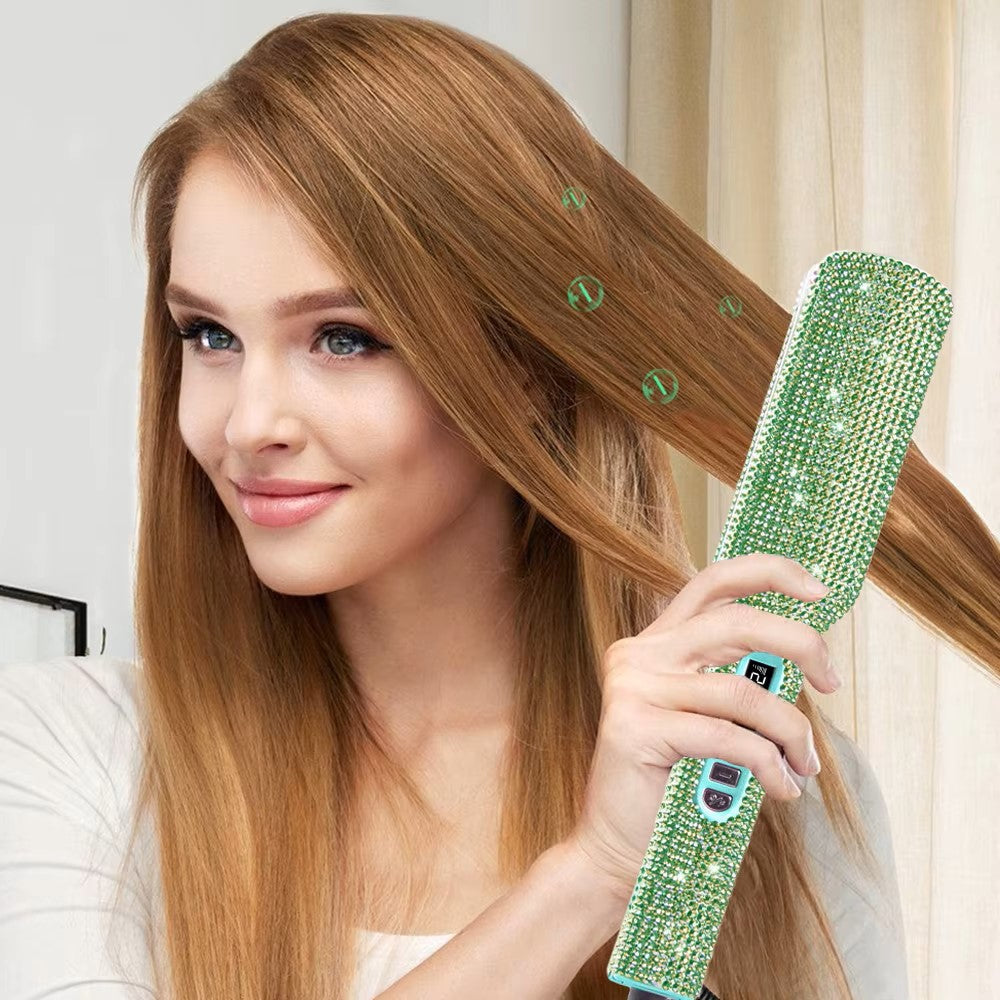 Lisseur Professionnel - RhinestoneStyler™ - Vert