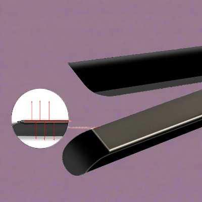 Lisseur Cheveux - HairStraightenerCurler™ - Noir - Beauté Exquise
