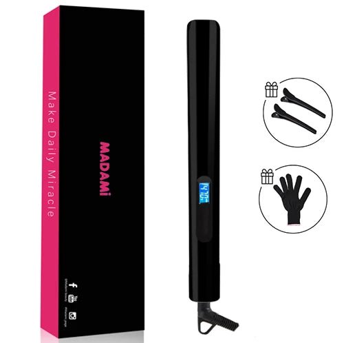Lisseur Cheveux - HairStraightenerCurler™ - Noir - Beauté Exquise