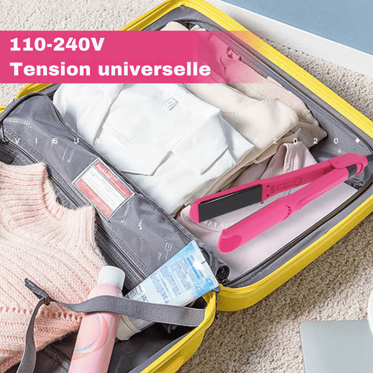 Lisseur Infrarouge - InfraStyle™ - Rose - Beauté Exquise