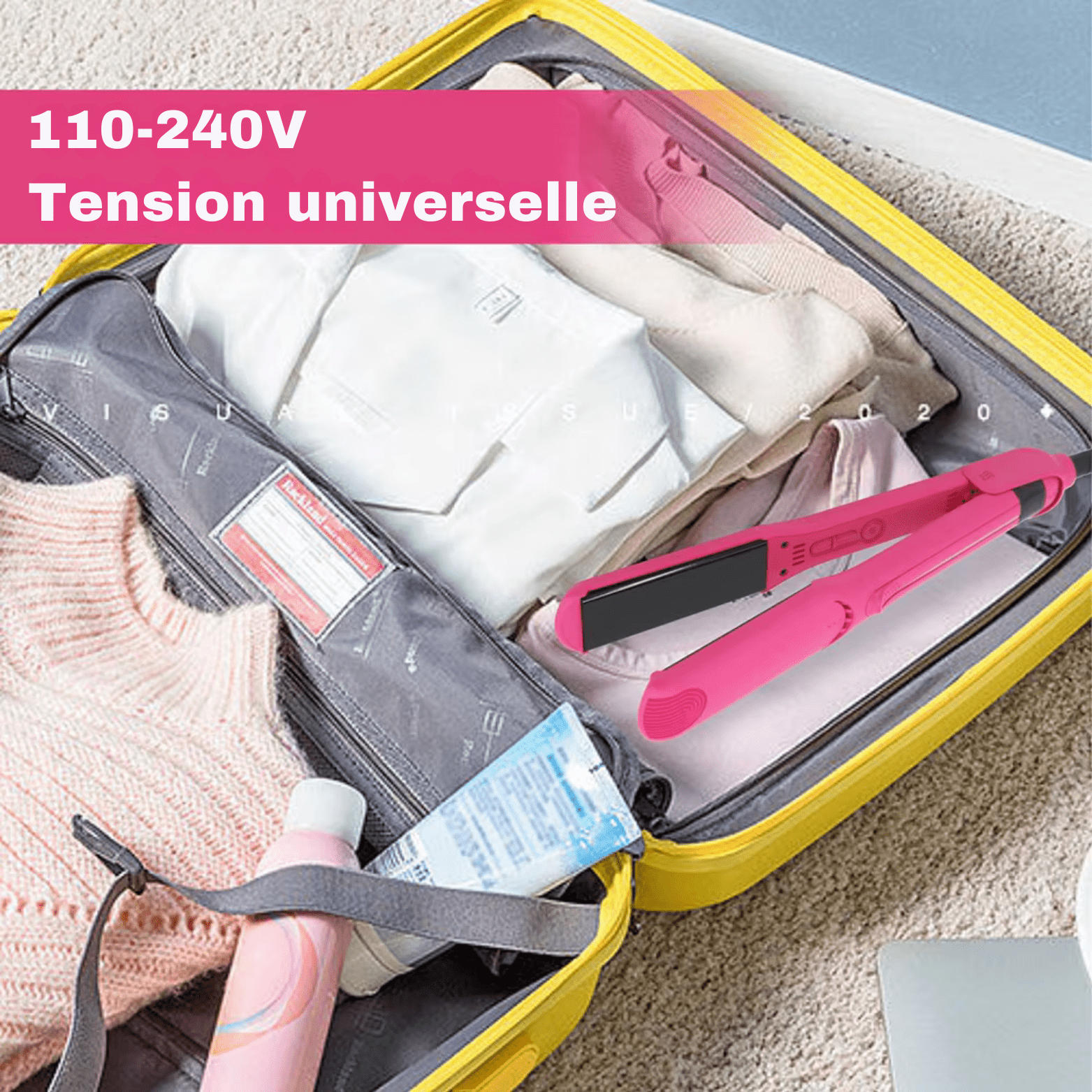 Lisseur Infrarouge - InfraStyle™ - Rose - Beauté Exquise