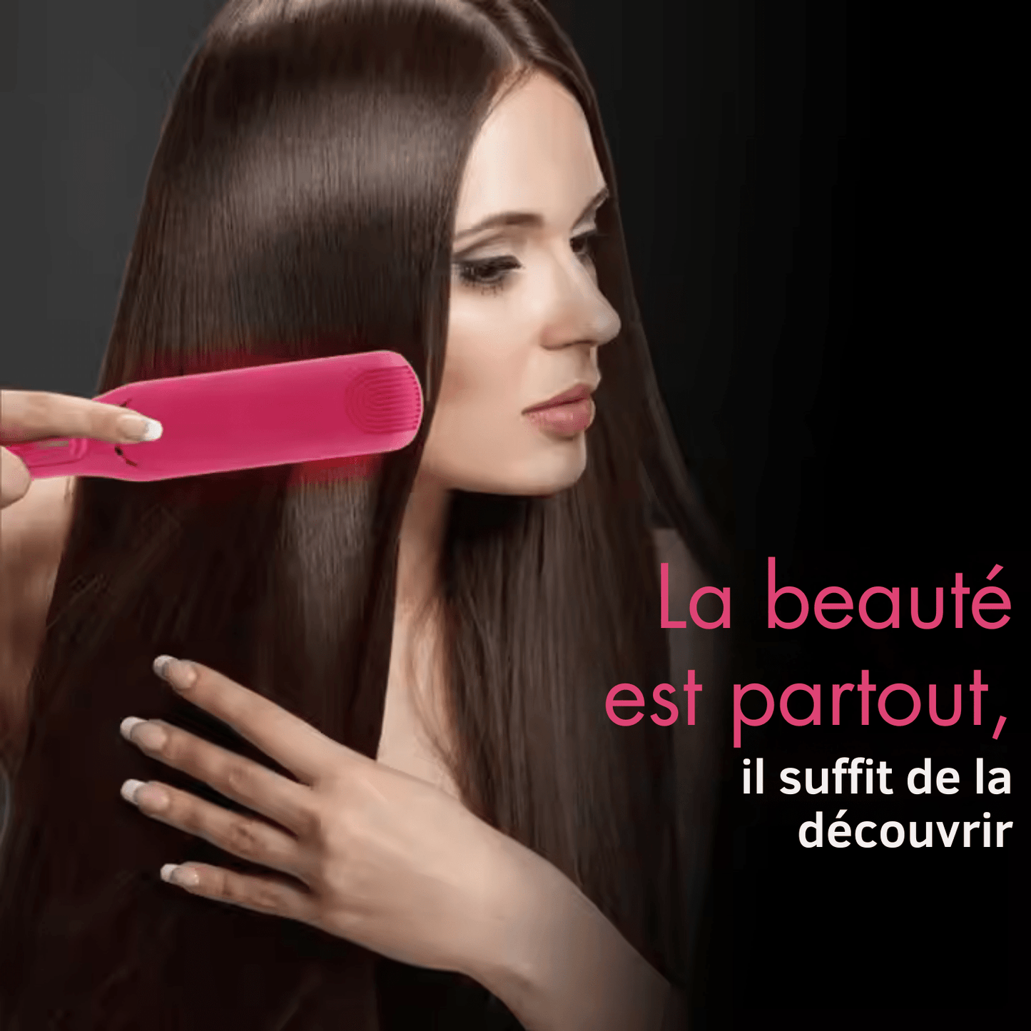 Lisseur Infrarouge - InfraStyle™ - Rose - Beauté Exquise
