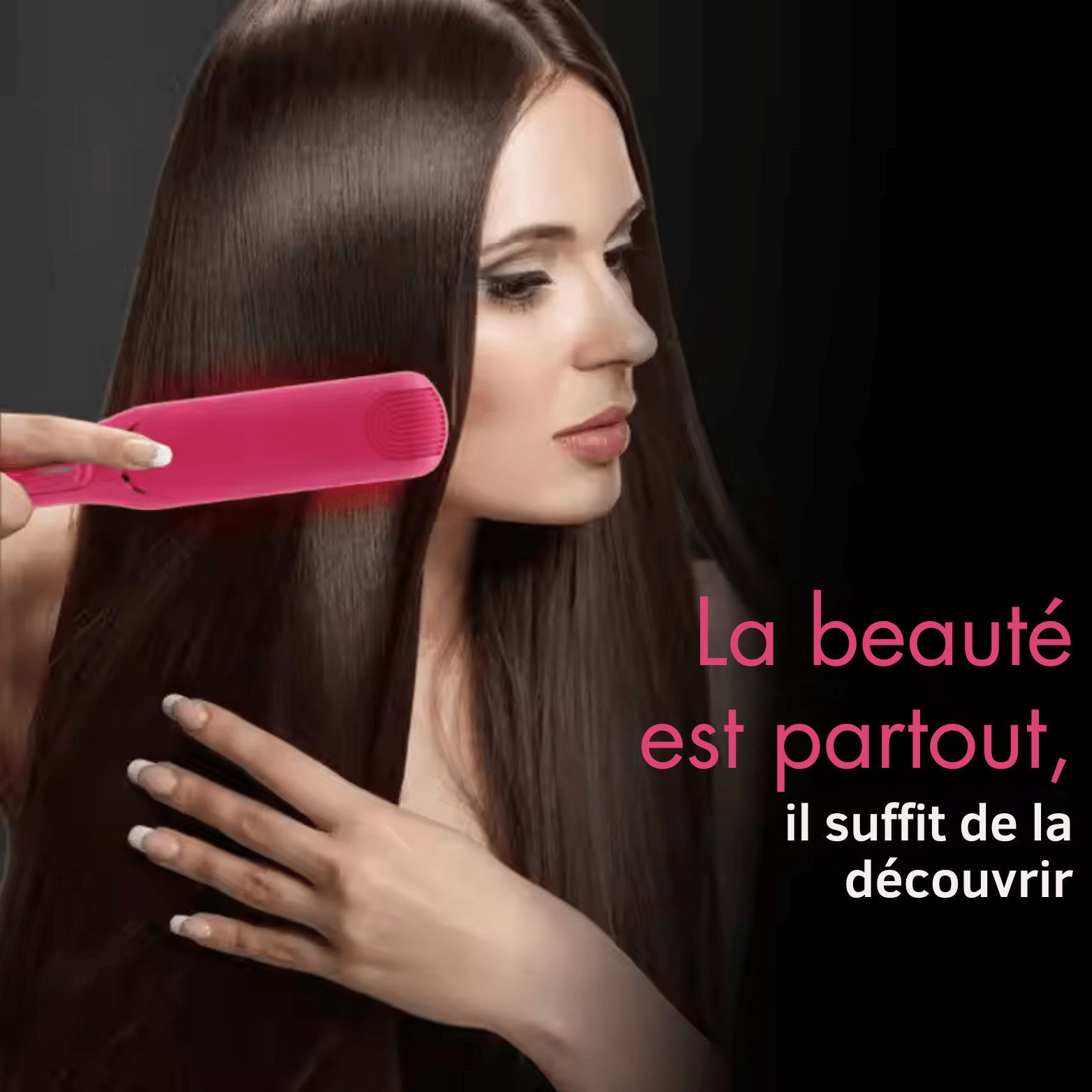 Lisseur Infrarouge - InfraStyle™ - Rose - Beauté Exquise
