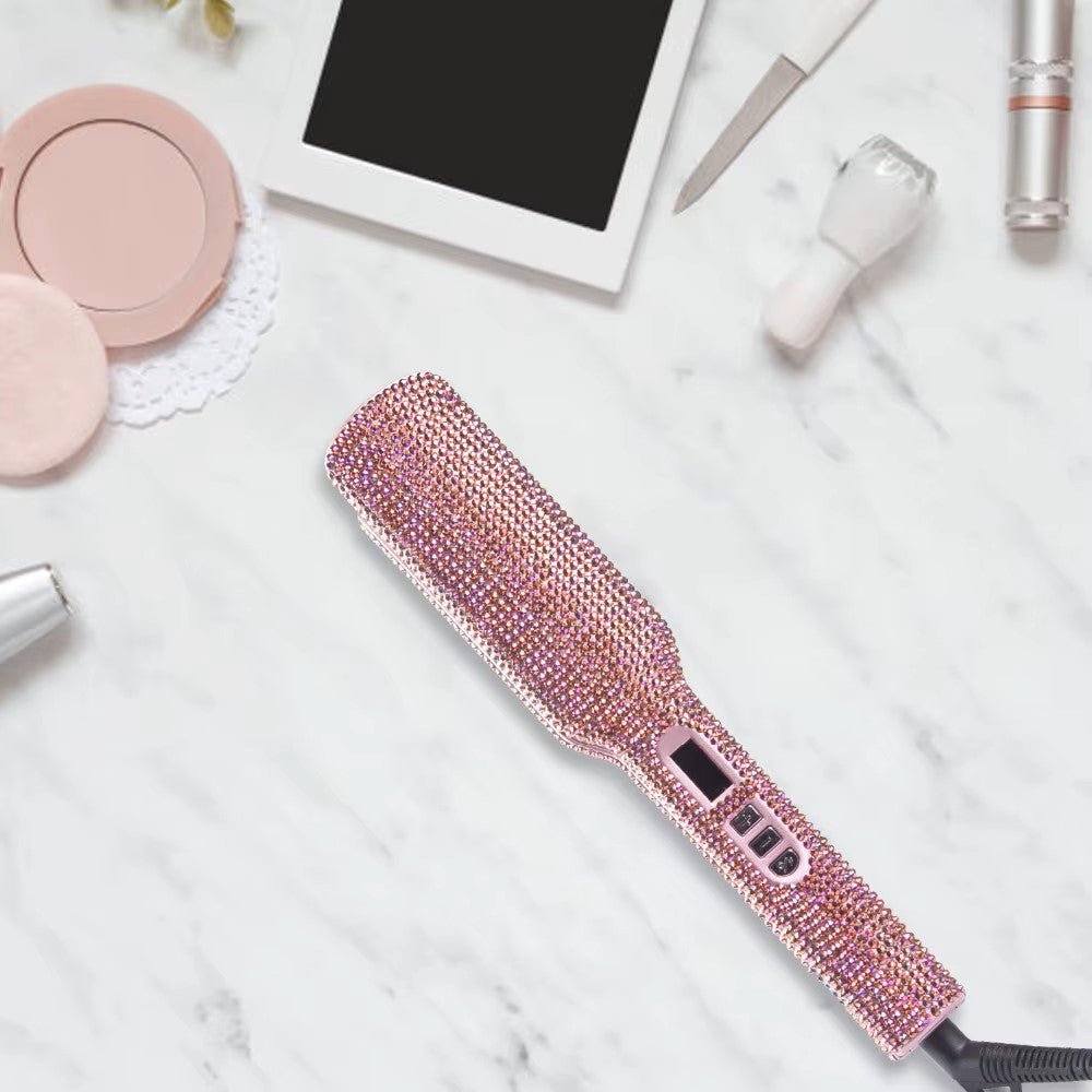 Lisseur Professionnel - RhinestoneStyler™ - Rose - Beauté Exquise