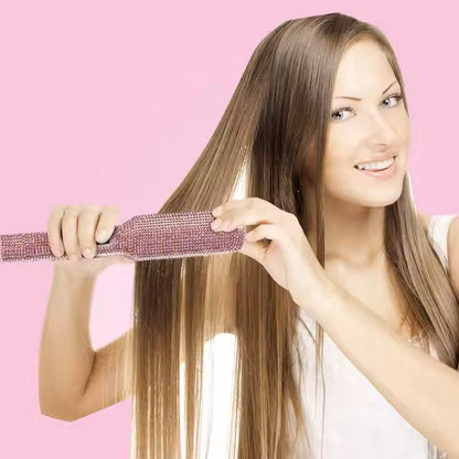 Lisseur Professionnel - RhinestoneStyler™ - Rose - Beauté Exquise
