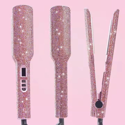 Lisseur Professionnel - RhinestoneStyler™ - Rose - Beauté Exquise
