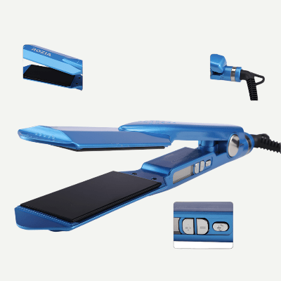 Lisseur - TitanSleek™ - Bleu - Beauté Exquise
