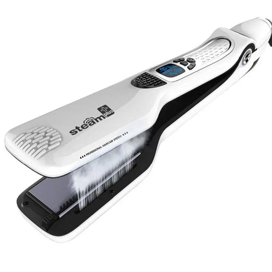 Lisseur Vapeur - VaporBrush™ - Blanc - Beauté Exquise