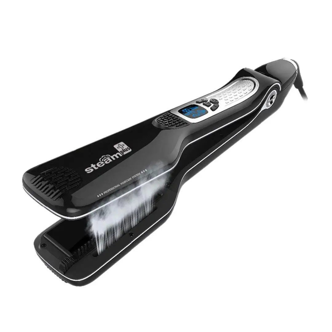 Lisseur Vapeur - VaporBrush™ - Noir - Beauté Exquise