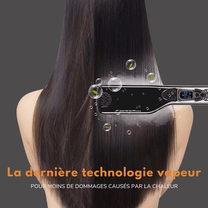 Lisseur Vapeur - VaporBrush™ - Noir - Beauté Exquise