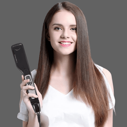 Lisseur Vapeur - VaporBrush™ - Noir - Beauté Exquise